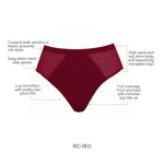 Parfait Lingerie Micro Dressy French Cut Panty - Rio Red