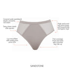 Parfait Lingerie Micro Dressy French Cut Panty  - Sandstone