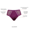 Parfait Lingerie Shea Brief - Black Berry