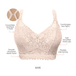 Parfait Lingerie Bralette Adriana Wire-Free Lace Bralette - Bare