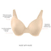 Parfait Lingerie T-shirt Bra Aline Full Coverage T-Shirt Bra - Nude w/ Nude