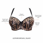 Parfait Lingerie Underwire bra Charlotte Underwire Padded Bra - Leopard