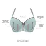 Parfait Lingerie Charlotte Underwire Padded Bra - Seaglass Green