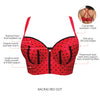 Parfait Lingerie Charlotte Longline Bra - Racing Red Dot