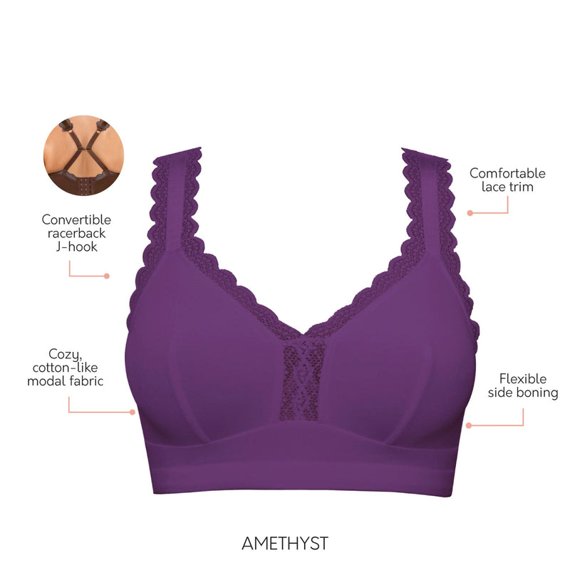 Parfait Lingerie Bralette Dalis Wire Free Bralette - Amethyst