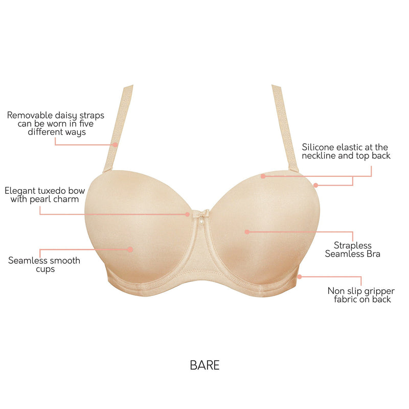 Parfait Lingerie Elise Strapless Bra - Bare