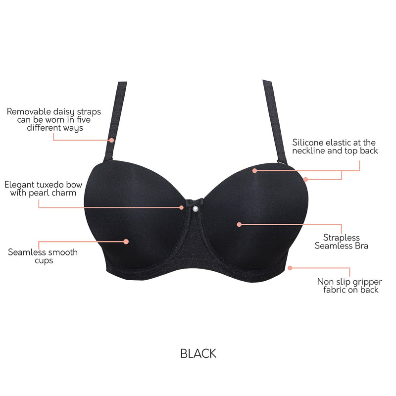 Parfait Lingerie Elise Strapless Bra - Black