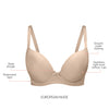 Parfait Lingerie T-shirt Bra Jeanie Plunge T-shirt Bra - E.nude