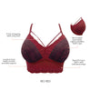 Parfait Lingerie Mia Lace Wire-Free Lace Bralette - Rio Red