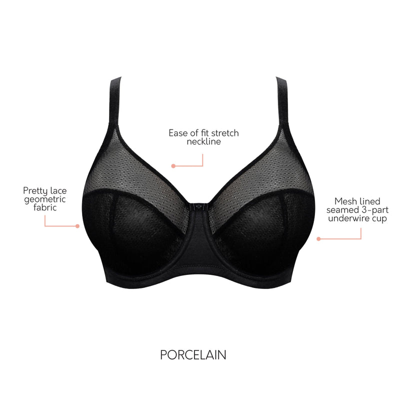 Paige Unlined Wire Bra - Black