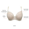 Shea Plunge Unlined Bra - Bare