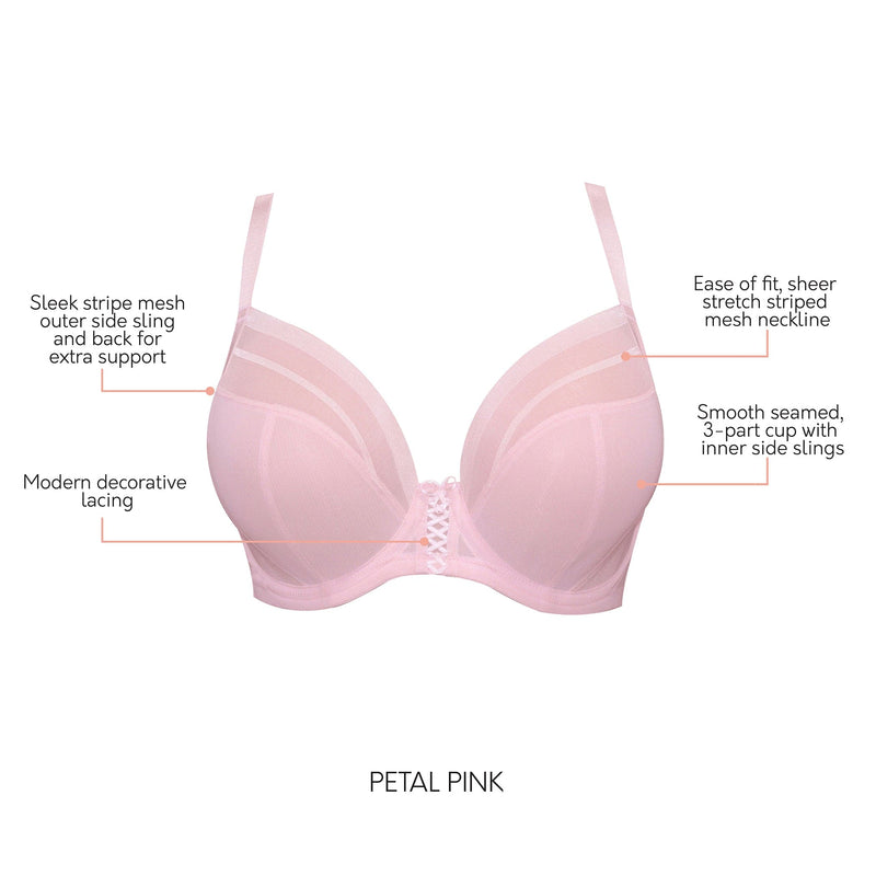 Parfait Lingerie Shea Plunge Unlined Bra - Petal Pink