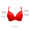 Parfait Lingerie Shea Plunge Unlined Bra - Racing Red