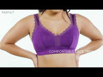 Dalis Wire Free Bralette - Amethyst